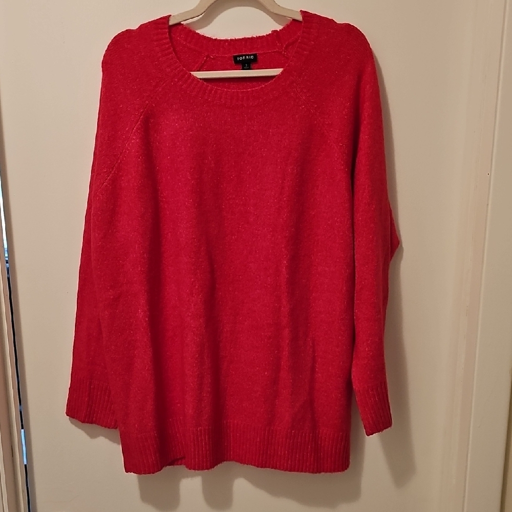 Torrid Hot Pink Crew Neck Sweater